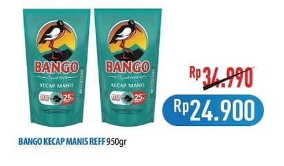Promo Harga Bango Kecap Manis 950 gr - Hypermart