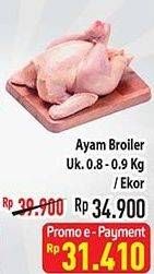 Promo Harga Ayam Broiler 800 gr - Hypermart