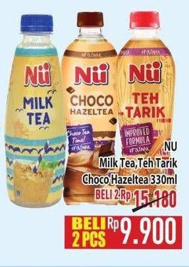 Promo Harga Nu Milk Tea/Teh Tarik/Choco Hazeltea  - Hypermart