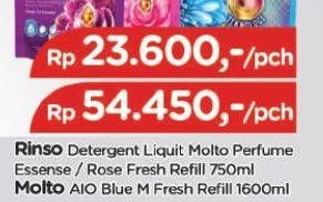 Promo Harga Molto All in 1 Blue 1600 ml - TIP TOP