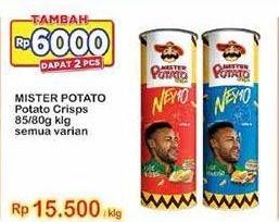 Promo Harga Mister Potato Snack Crisps All Variants 80 gr - Indomaret