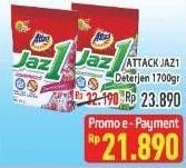 Promo Harga ATTACK Jaz1 Detergent Powder 1700 gr - Hypermart