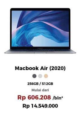 Promo Harga APPLE Macbook Air 2020  - Erafone