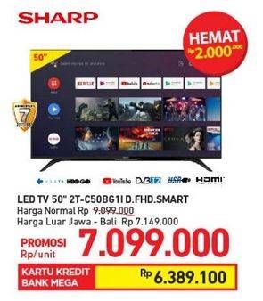 Promo Harga SHARP 2T-C50BG1i | LED TV 50"  - Carrefour