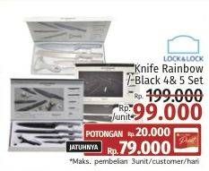 Promo Harga Lock & Lock Knife Set  - LotteMart