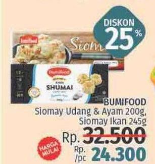 Promo Harga Bumifood Siomay Udang/Ayam/Ikan  - LotteMart