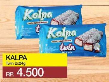 Promo Harga KALPA Wafer Cokelat Kelapa Twin 48 gr - Yogya