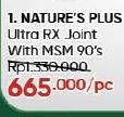Promo Harga Natures Plus Ultra RX Joint With MSM 90 pcs - Guardian