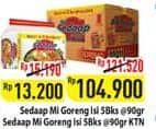 Promo Harga Sedaap Mie Goreng Original per 5 pcs 90 gr - Hypermart