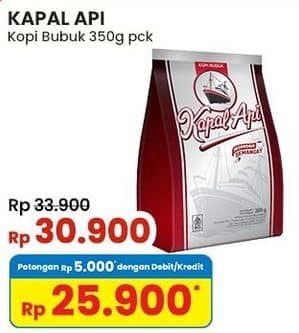 Promo Harga Kapal Api Kopi Spesial Silver 380 gr - Indomaret