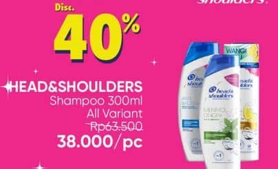 Promo Harga Head & Shoulders Shampoo All Variants 300 ml - Guardian
