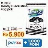 Promo Harga MINTZ Candy Chewy Mint Black Mint 40 gr - Indomaret