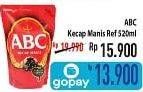 Promo Harga ABC Kecap Manis 520 ml - Hypermart