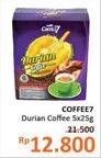 Promo Harga Coffee7 Durian per 5 sachet 25 gr - Alfamidi