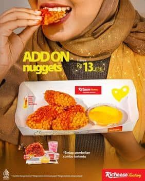 Promo Harga Add On Nuggets  - Richeese Factory