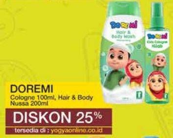 Promo Harga Doremi Kids Cologne Hijab/Doremi Hair & Body Wash  - Yogya