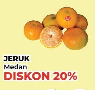 Promo Harga Jeruk Medan per 100 gr - Yogya