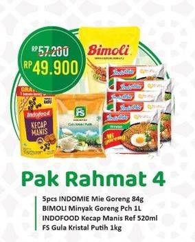 Promo Harga Parcel Hampers PAK RAHMAT 4 INDOMIE BIMOLI INDOFOOD FS  - Alfamart
