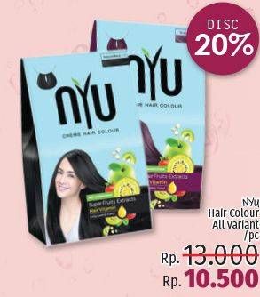 Promo Harga NYU Hair Color Nature All Variants  - LotteMart
