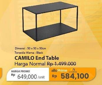 Promo Harga Camilo End Table  - Carrefour