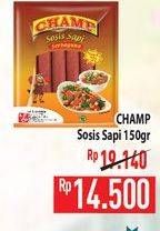 Promo Harga CHAMP Sosis Sapi 150 gr - Hypermart