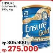 Promo Harga Ensure Gold Wheat Gandum Vanilla 850 gr - Indomaret