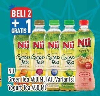Promo Harga Nu Green Tea/Yogurt Tea  - Hypermart