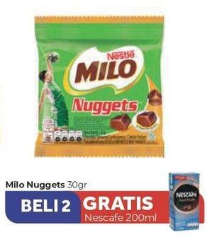 Promo Harga MILO Nuggets Cokelat per 2 pouch 30 gr - Carrefour