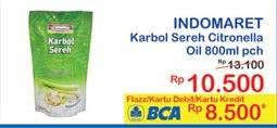 Promo Harga INDOMARET Karbol Sereh Citronella Oil 800 ml - Indomaret