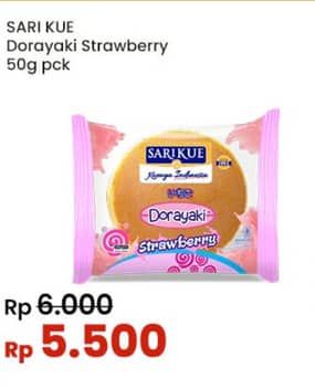 Promo Harga Sari Kue Dorayaki Strawberry 55 gr - Indomaret