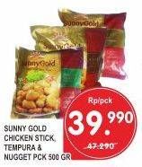 Promo Harga Sunny Gold Chicken Stick/Tempura/Nugget  - Superindo