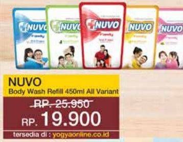 Promo Harga Nuvo Body Wash All Variants 450 ml - Yogya