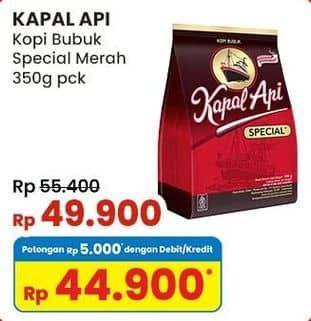 Promo Harga Kapal Api Kopi Bubuk Special 380 gr - Indomaret