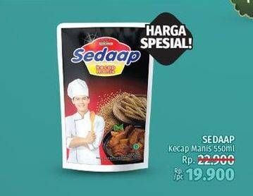 Promo Harga SEDAAP Kecap Manis 550 ml - LotteMart
