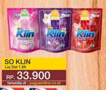 Promo Harga So Klin Liquid Detergent 1600 ml - Yogya