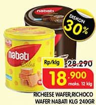 Promo Harga Nabati Bites Richeese, Richoco 240 gr - Superindo