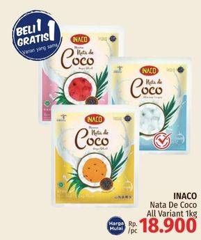 Promo Harga INACO Nata De Coco All Variants 1000 gr - LotteMart