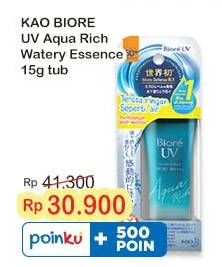 Promo Harga Biore UV Aqua Rich Watery Essence SPF 50 15 gr - Indomaret