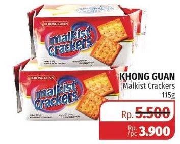 Promo Harga KHONG GUAN Malkist Crackers 115 gr - Lotte Grosir