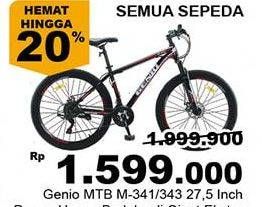 Promo Harga GENIO MTB M-341/343 27,5 Inci  - Giant