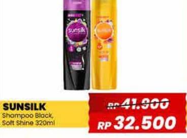 Promo Harga Sunsilk Shampoo Black Shine, Soft Smooth 340 ml - Yogya