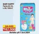 Promo Harga Baby Happy Body Fit Pants M32, L28, S38+2 28 pcs - Alfamidi