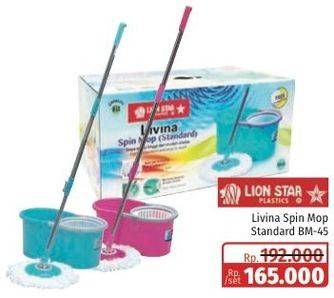 Promo Harga Lion Star Livina Spin Mop BM-45  - Lotte Grosir