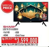 Promo Harga SHARP 2T-C42BD1i | LED TV 42"  - Hypermart