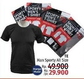 Promo Harga T E Mens Sporty T-Shirt All Variants  - LotteMart
