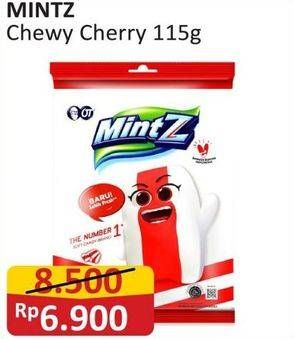 Promo Harga Mintz Candy Chewy Mint Cherrymint 115 gr - Alfamart