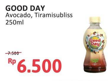 Promo Harga Good Day Coffee Drink Avocado Delight, Tiramisu Bliss 250 ml - Alfamidi