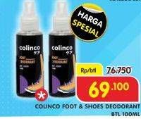 Promo Harga Colinco Foot Deodorant 100 ml - Superindo