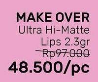 Promo Harga MAKE OVER Ultra Hi Matte Lipstick  - Guardian