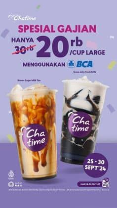 Promo Harga Spesial Gajian  - Chatime